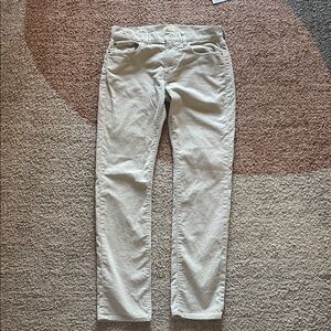 J. CREW Men's slim-fit 484 preppy classic ivory sand tan cords W29 L32 excellent